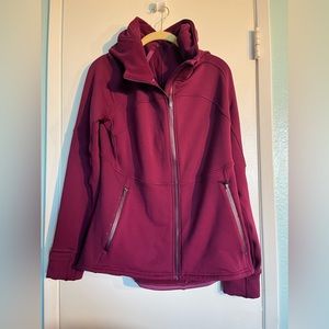 Deep red/plum Lululemon jacket